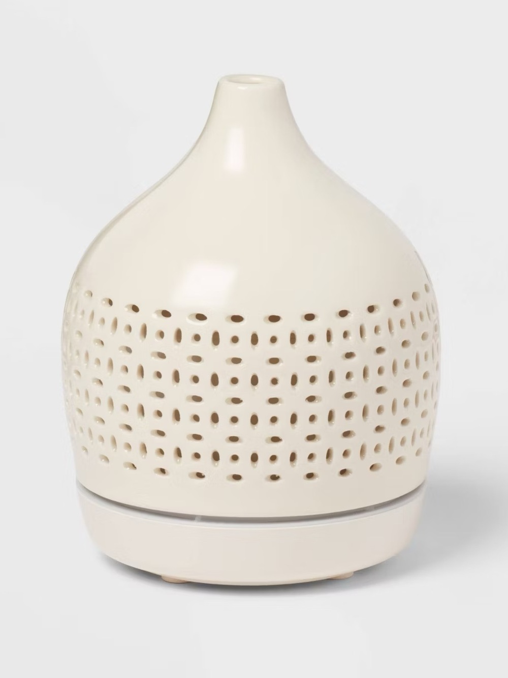 White Ceramic Cutout 300ml Large Diffuser from Threshold